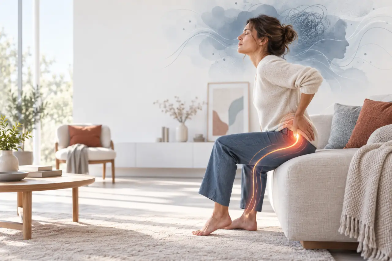 Sciatique et stress : le stress aggrave la douleur sans comprimer le nerf