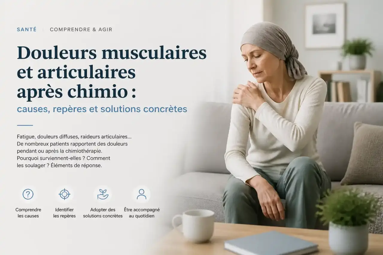 Douleurs musculaires et articulaires après chimio : causes, repères et solutions concrètes