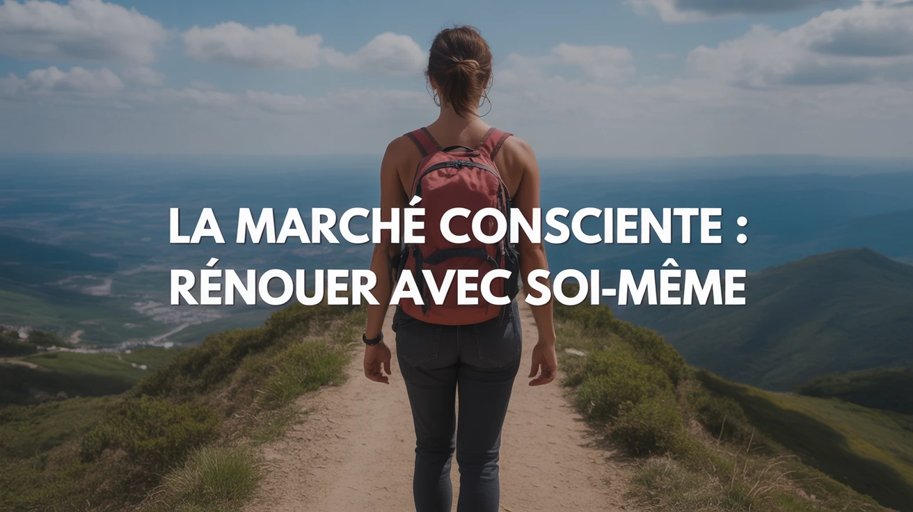 Marche en forêt lumineuse