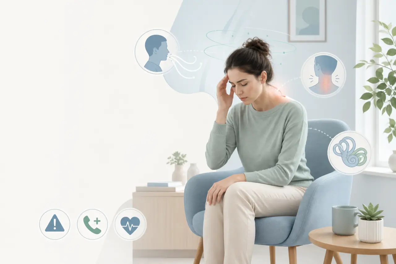 Stress et vertiges : 3 mécanismes qui expliquent la tête qui tourne et les signes d’alerte